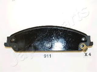 PA911AF Japan Parts Sapatas do freio dianteiras de disco