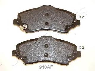 PA910AF Japan Parts Sapatas do freio dianteiras de disco