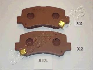 PA813AF Japan Parts Sapatas do freio dianteiras de disco