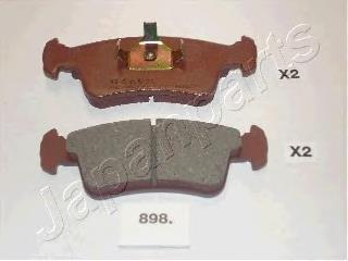 PA898AF Japan Parts Sapatas do freio dianteiras de disco
