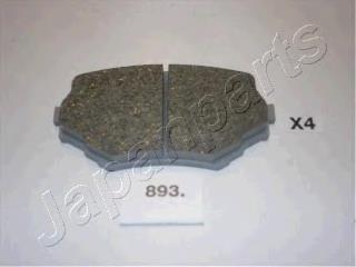 PA893AF Japan Parts Sapatas do freio dianteiras de disco