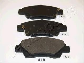 PA410AF Japan Parts Sapatas do freio dianteiras de disco