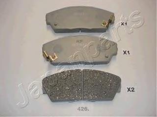 PA426AF Japan Parts Sapatas do freio dianteiras de disco