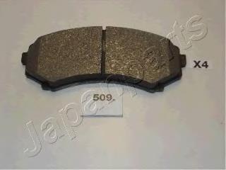 PA509AF Japan Parts Sapatas do freio dianteiras de disco