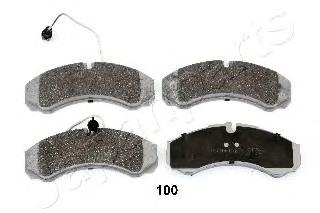 PP100AF Japan Parts Sapatas do freio traseiras de disco