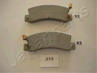 PP213AF Japan Parts Sapatas do freio traseiras de disco