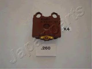 PP260AF Japan Parts Sapatas do freio traseiras de disco