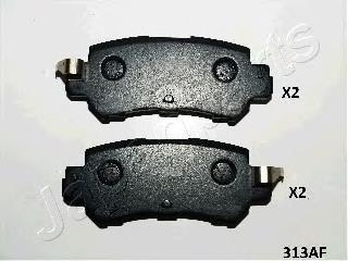 PP313AF Japan Parts Sapatas do freio traseiras de disco