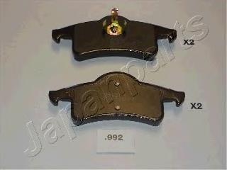 PP992AF Japan Parts Sapatas do freio traseiras de disco