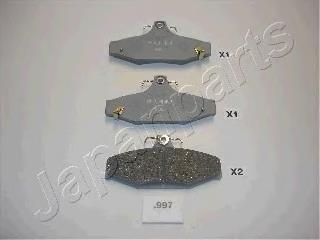 PP997AF Japan Parts Sapatas do freio traseiras de disco