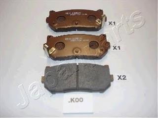 PPK00AF Japan Parts Sapatas do freio traseiras de disco
