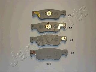 PP900AF Japan Parts Sapatas do freio traseiras de disco