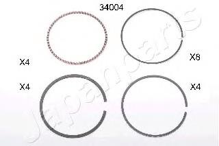 RS34004 Japan Parts Kit de anéis de pistão de motor, STD.