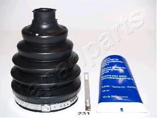 KB231 Japan Parts Bota de proteção externa de junta homocinética do semieixo dianteiro