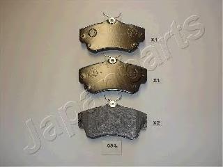PA094AF Japan Parts Sapatas do freio dianteiras de disco
