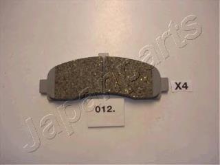 PA012AF Japan Parts Sapatas do freio dianteiras de disco