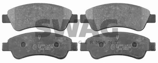 Sapatas do freio dianteiras de disco FD7353A Necto