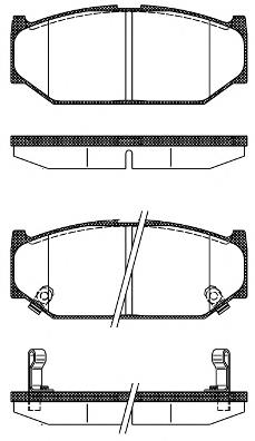 Compre D0YN3328Z Mazda Sapatas do freio dianteiras de disco