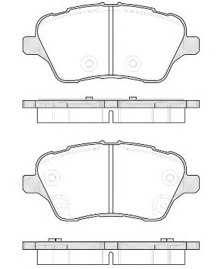 Sapatas do freio dianteiras de disco Ford 1860476 preço, a partir de 34,41 USD