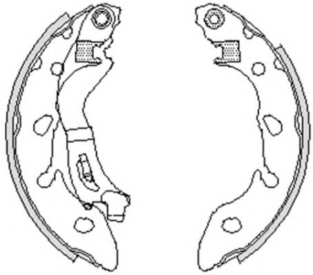 Sapatas do freio traseiras de tambor Fiat/Alfa/Lancia 77366214 preço, a partir de 34,34 USD