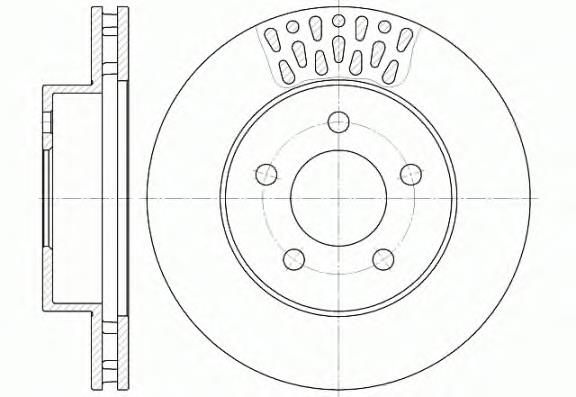 Compre DI991C Japan Parts Disco do freio dianteiro