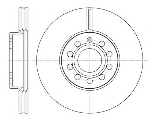 Kit de reparação dos freios dianteiros BG3833C VAG