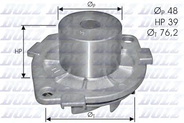 Bomba de água (bomba) de esfriamento Fiat/Alfa/Lancia SVPFI119