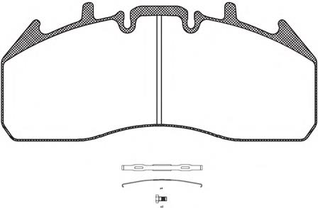 Compre PB7003 Brembo Sapatas do freio dianteiras de disco