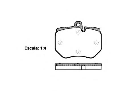 Sapatas do freio dianteiras de disco VAG 4L0698151B preço, a partir de 65,57 USD