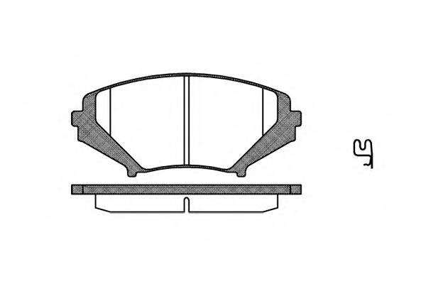 Sapatas do freio dianteiras de disco Mazda F1YA3328ZB preço, a partir de 45,46 USD