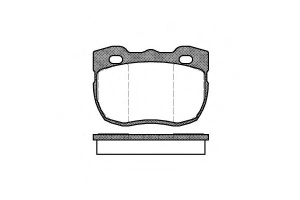 Compre SFP500180 Land Rover Sapatas do freio dianteiras de disco