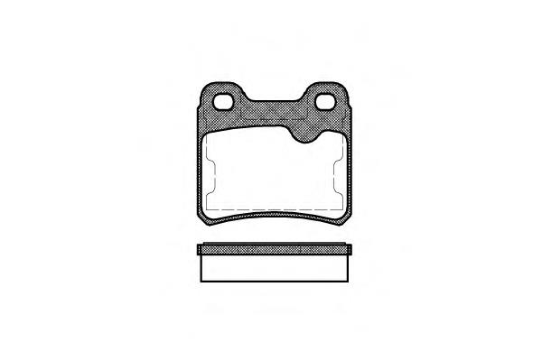 Sapatas do freio traseiras de disco Opel 90485136 preço, a partir de 18,59 USD