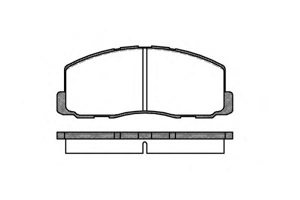 Compre MB500960 Mitsubishi Sapatas do freio dianteiras de disco