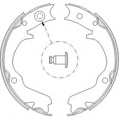 Sapatas do freio de estacionamento Subaru 26698AC000 preço, a partir de 37,69 USD