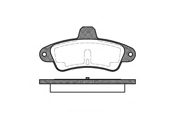 Compre 1129985 Ford Sapatas do freio traseiras de disco