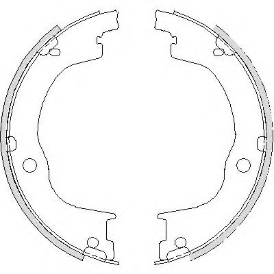 192072 Maxgear Sapatas do freio de estacionamento