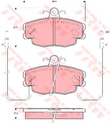 Compre FD6483A Necto Sapatas do freio dianteiras de disco