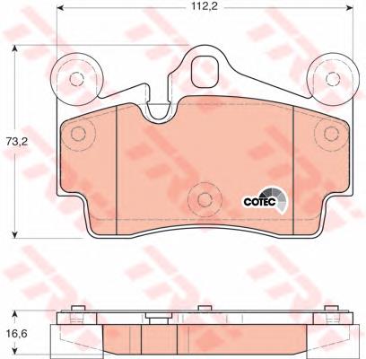 Sapatas do freio traseiras de disco Necto FD7070A preço, a partir de 38,28 USD