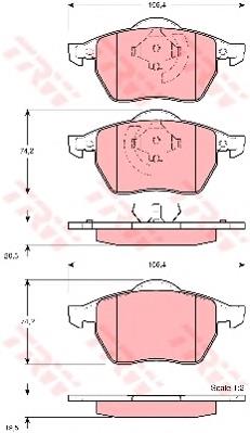Compre DP41330R EBC Brakes Sapatas do freio dianteiras de disco