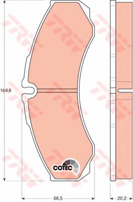 Sapatas do freio traseiras de disco TRW GDB1345 preço, a partir de 32,77 USD