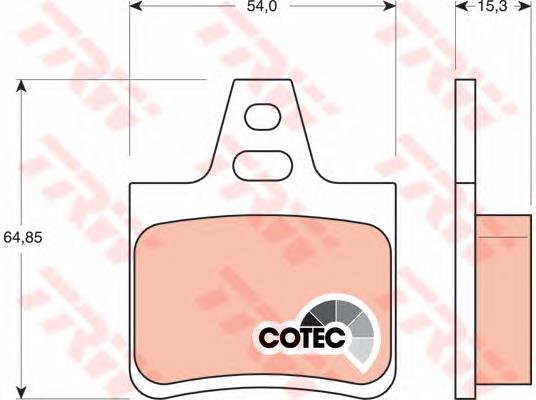 Sapatas do freio traseiras de disco TRW GDB1247 preço, a partir de 18,42 USD