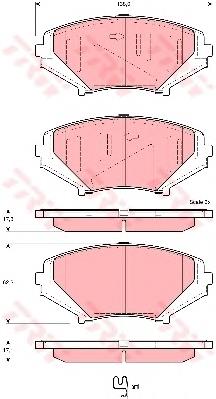 Compre F1YA3328ZB Mazda Sapatas do freio dianteiras de disco