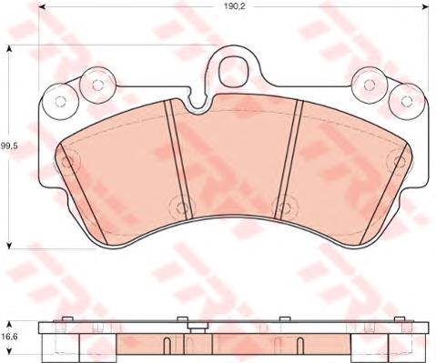Compre 7L0698151S VAG Sapatas do freio dianteiras de disco