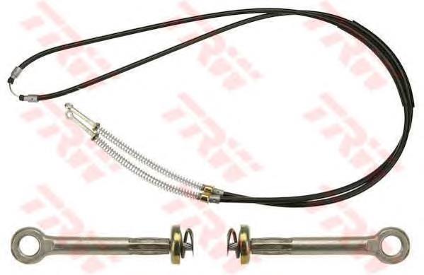 Cabo traseiro direito/esquerdo do freio de estacionamento 706002 Beca Cables