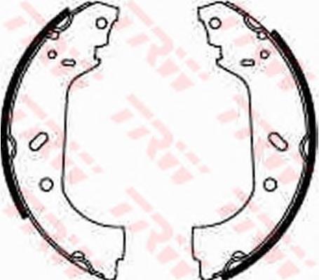 Compre 4241K6 Peugeot/Citroen Sapatas do freio traseiras de tambor