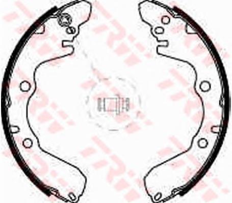 Compre MB668336 Mitsubishi Sapatas do freio traseiras de tambor