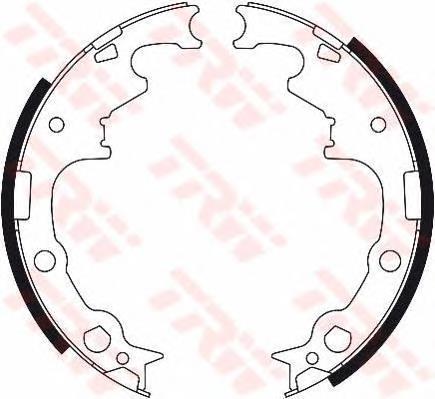 Sapatas do freio traseiras de tambor TRW GS8413 preço, a partir de 47,69 USD