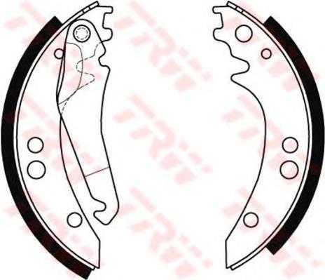 Sapatas do freio traseiras de tambor Mercedes A6014300622 preço, a partir de 31,75 USD