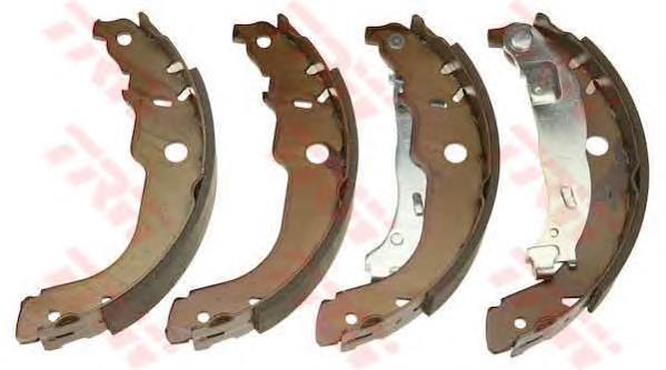Sapatas do freio traseiras de tambor 0986487960 Bosch