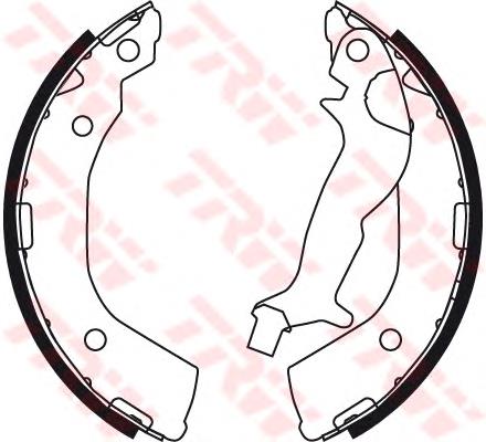 Sapatas do freio traseiras de tambor Hyundai/Kia 583050BA00 preço, a partir de 23,59 USD